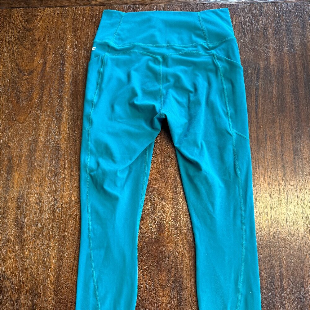 Oasis PureLuxe High-Waisted 7/8 Legging, Medium, Turquoise